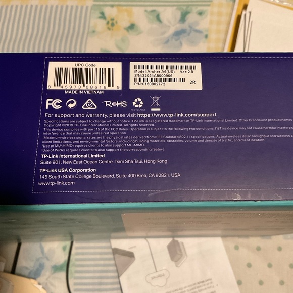 TP-Link AC1200 Mesh Wi-Fi Router Full Gigabit/;MU-MIMO (Archer A6) - Picture 8 of 13